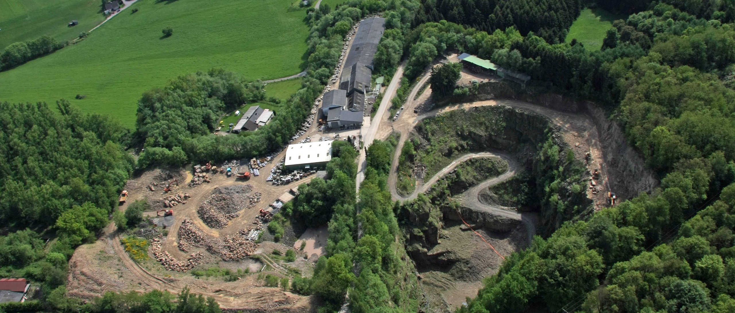 Grauwacke Steinbruch Schiffarth